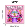 TRIPPY ART Patterns Coloring Book for Adults Cute Drawing Book Perfect Gift for Party and Birthday 2