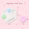 New Kawaii Cat Paw Squeeze Toy Colorful Novelty Relief Stess Toy Detachable Cat Paw Palette Animal Paw Fidget Toy 6
