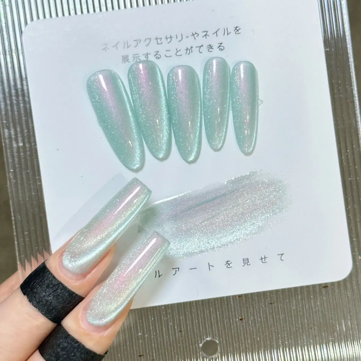 NIKA Dreamy Mermaid Tears Cat Eye Series Gel Nail Polish 15ml Semi Permanent Soak Off UV LED Ice Moon Magnetic Cat Eye Gel 2