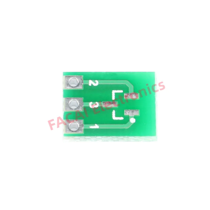 50/20/10 Stuks Sot23 SOT23-3 Draai Sip3 Dubbelzijdige Smd Draai Naar Dip Sip3 Adapter Converter Plaat Sot Nip Ic Socket Printplaat Diy Kit