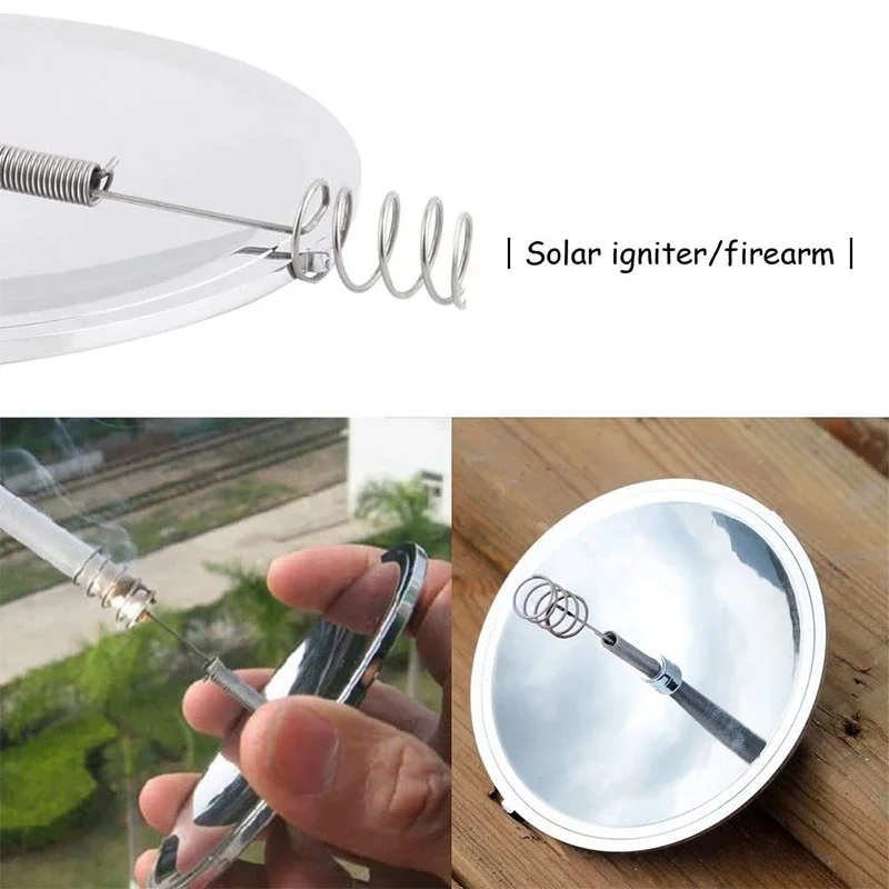 Outdoor Camping Solar Lighter Fire Emergency Travel Kits Portable Outdoor Tools For Hiking and Camping Solar Lighter
