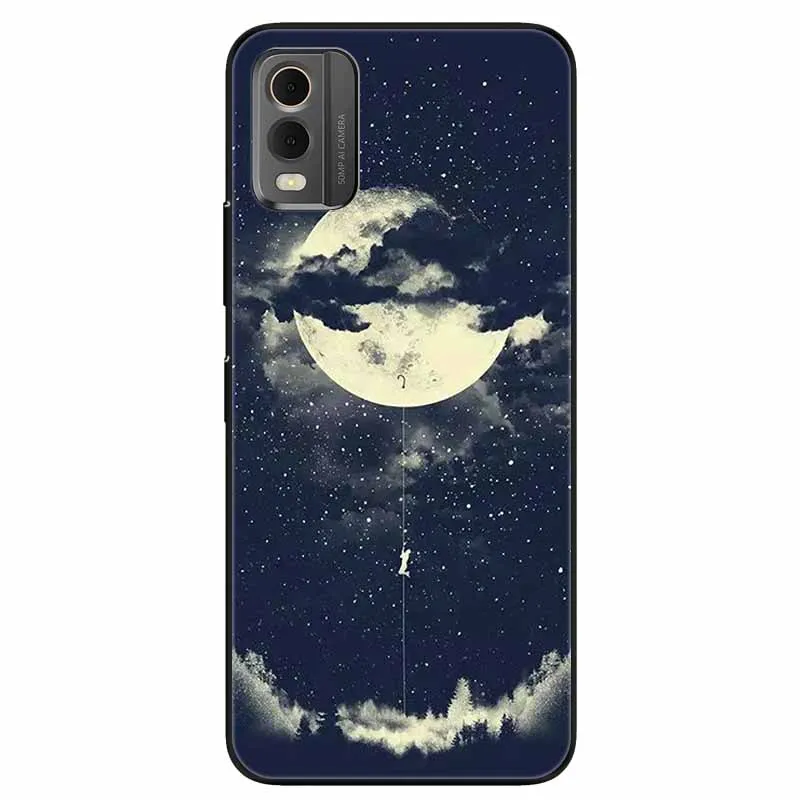 Cartoon Silicone Protective Soft Bumpers with Cool Wolf Design Phone Case
