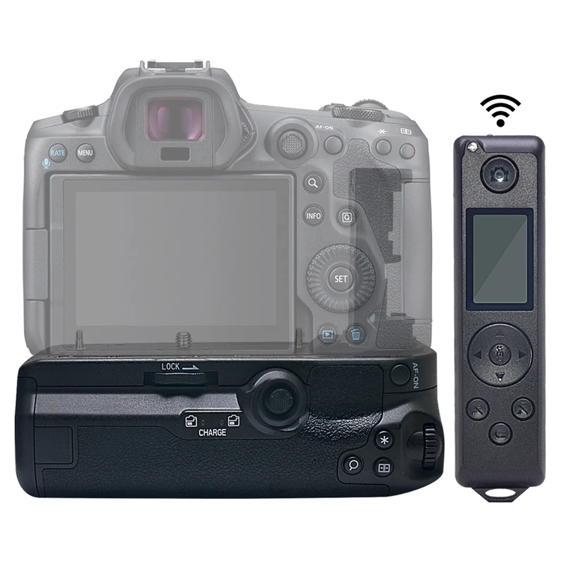 Camera Battery Case with Remote Control for Canon for Eosr5 Eos R5C