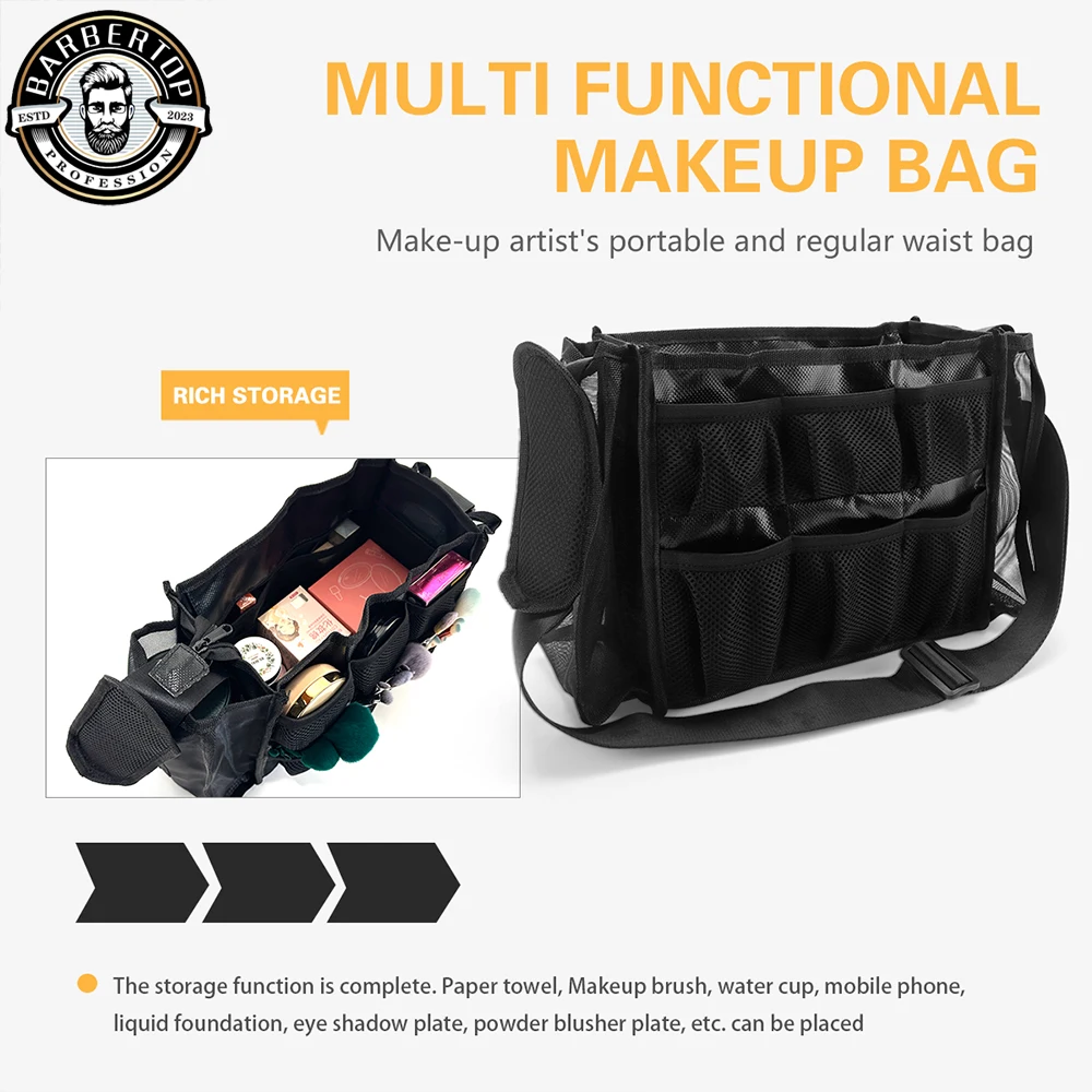 Multifunction Salon Leather Pouch with Zipper Haircut Scissors Bag Professional Portable Hairstyling Scissors Storage Case 1pc multifunction car mounted armrest box elbow support pad car center storage case