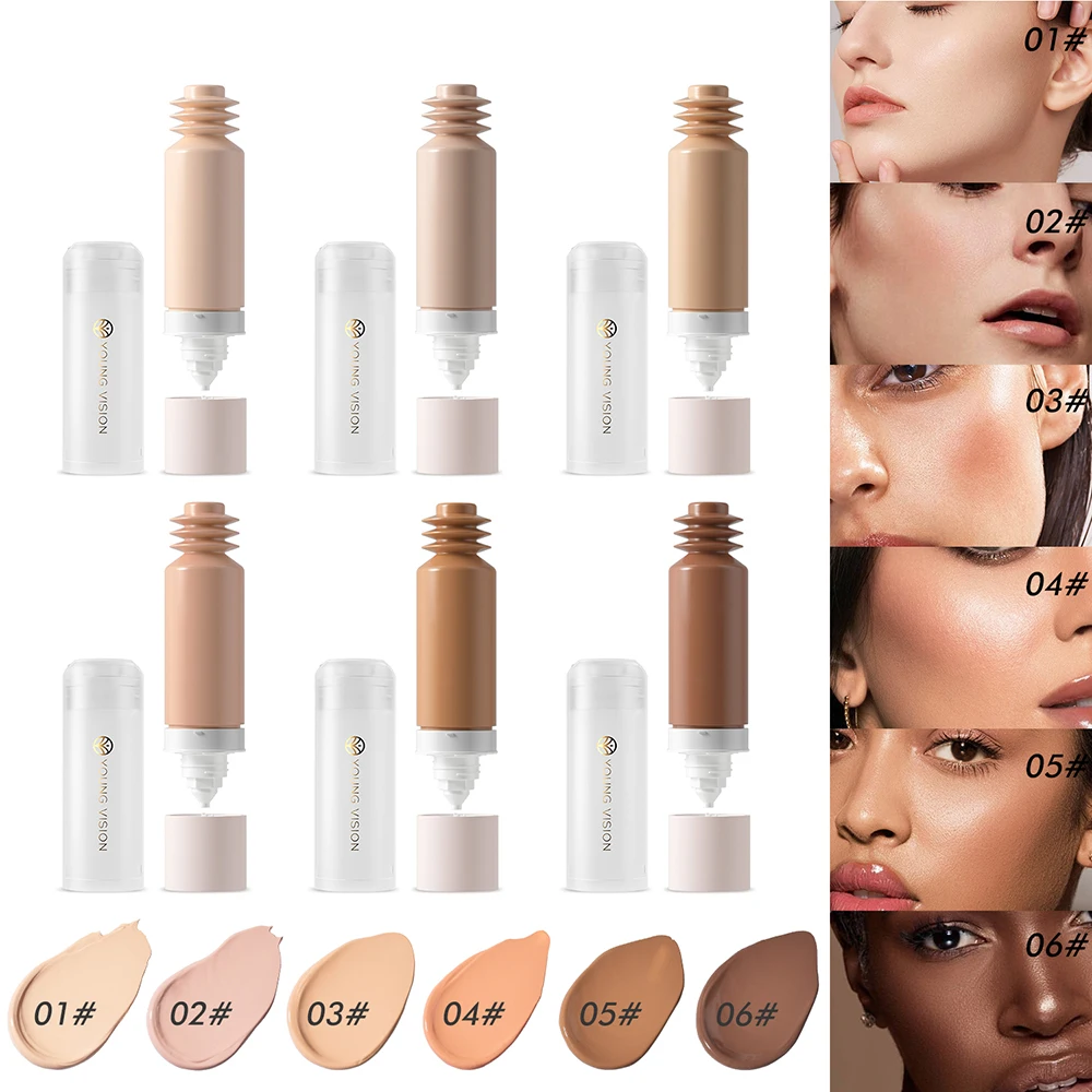 Waterproof Liquid Concealer Foundation Cream Makeup Lasting Moisturizing Cover Acne Dark Circles Modify Face Contouring Cosmetic
