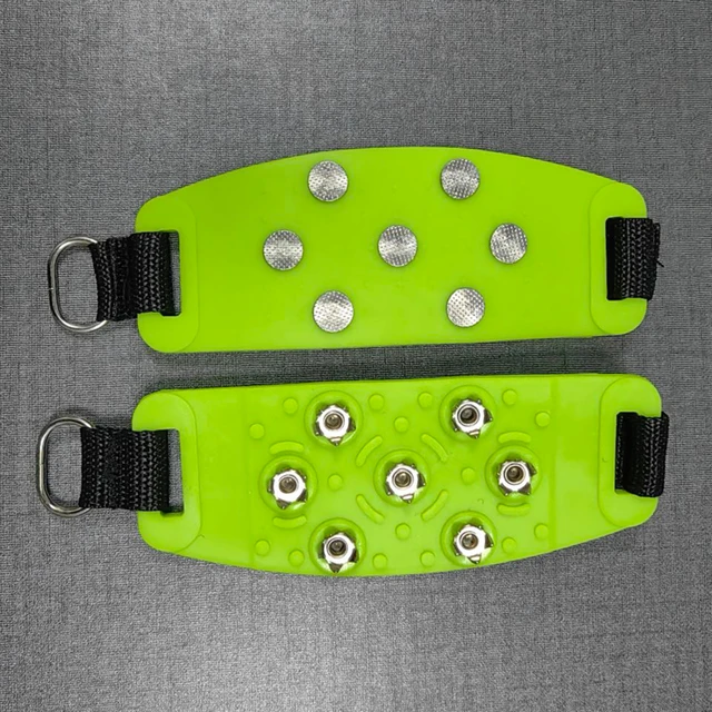 Ramponi Antiscivolo Per Scarpe - 2/4 Pezzi In Acciaio, Per Ghiaccio E Neve, Regolabili Per Trekking Invernale - Foto 3