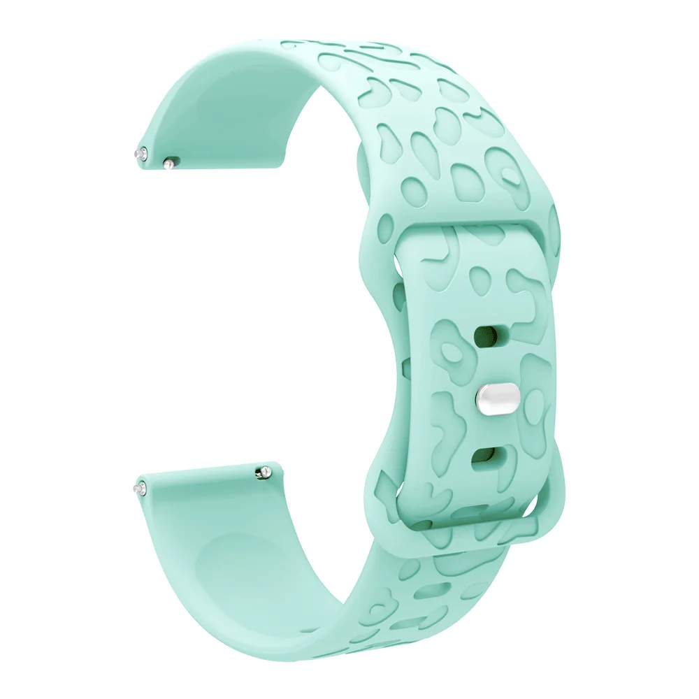 Leopard Silicone Sports Strap - Premium Rubber Bracelet Wristband