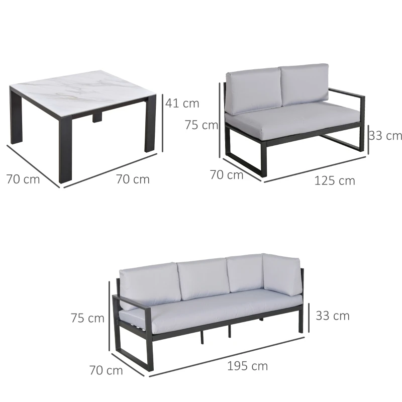 Salon Marocain En Fer Forgé Noir – Canapé Modulaire Avec Coussins, 80x45 Cm