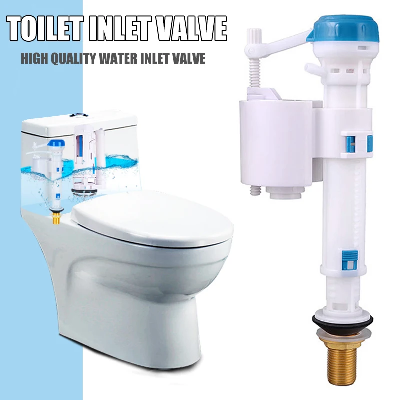 Adjustable Toilet Inlet Valve Flush Valves Toilet Cistern Flush Push
