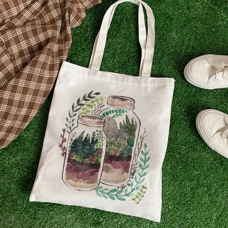 flower canvas bag