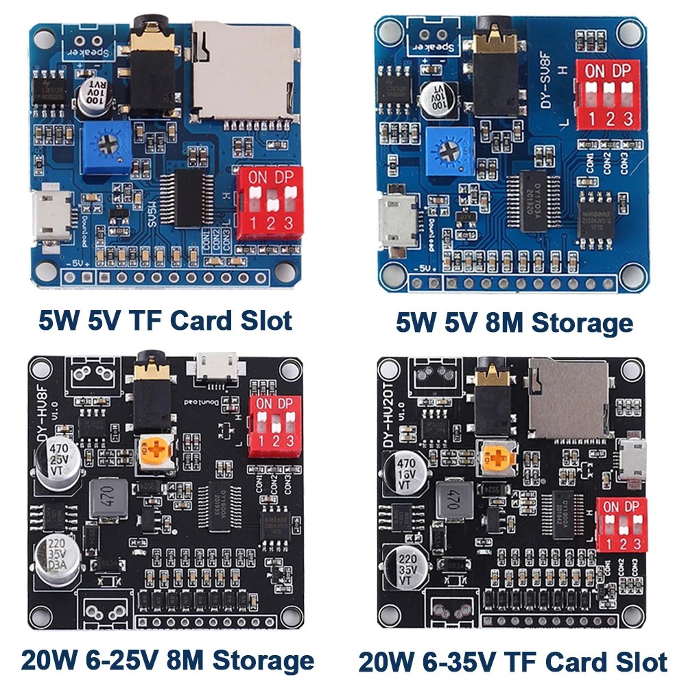 mp3-voice-playback-module-for-arduino-music-player-uart-i-o-trigger-amplifier-class-d-5w-20w-8m-flash-dc-5v-6v-35v-diy-gift