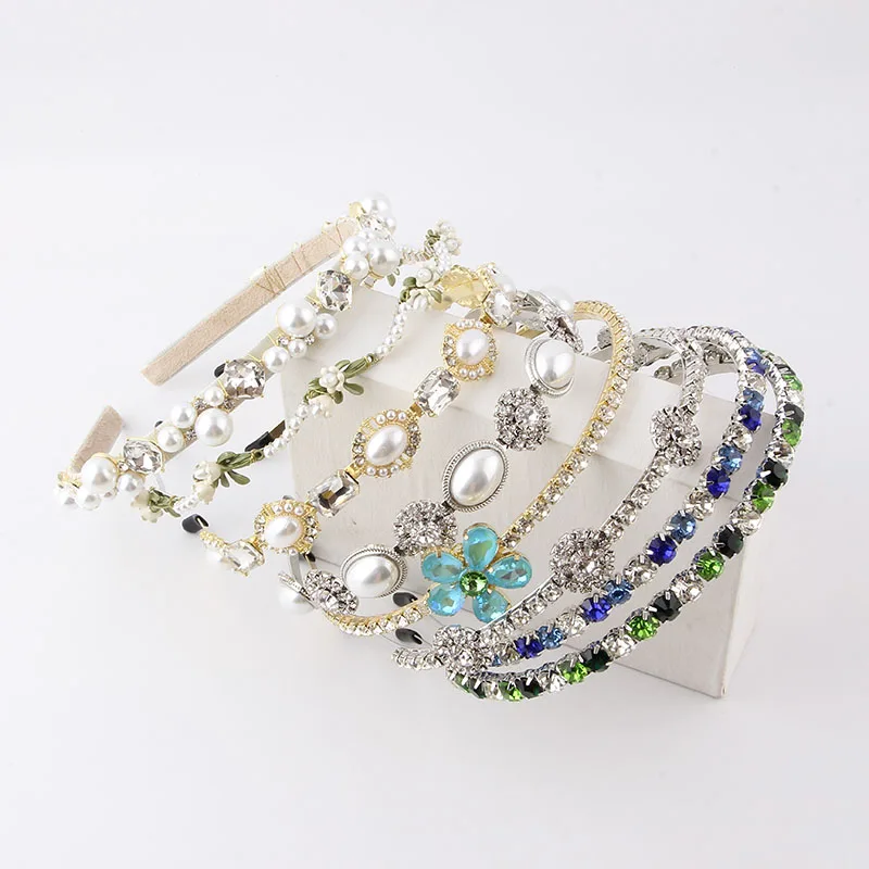 Metal Hair Accessories Metal Strip Headband Headband Set Metal