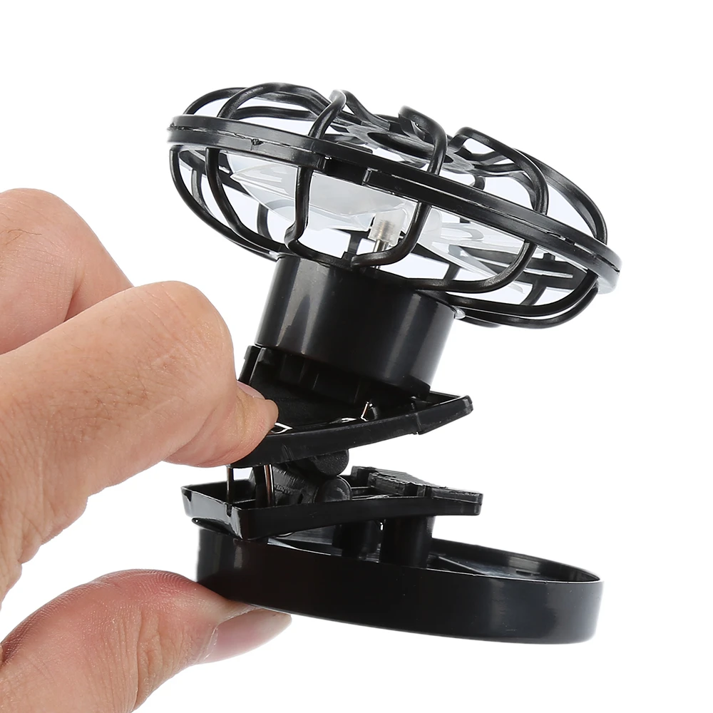 Portable Mini Solar Powered Fan Clip Mountain Climbing Cooling Fan Camps Wilderness Survival Summer Hand Held Hat Cap Fine