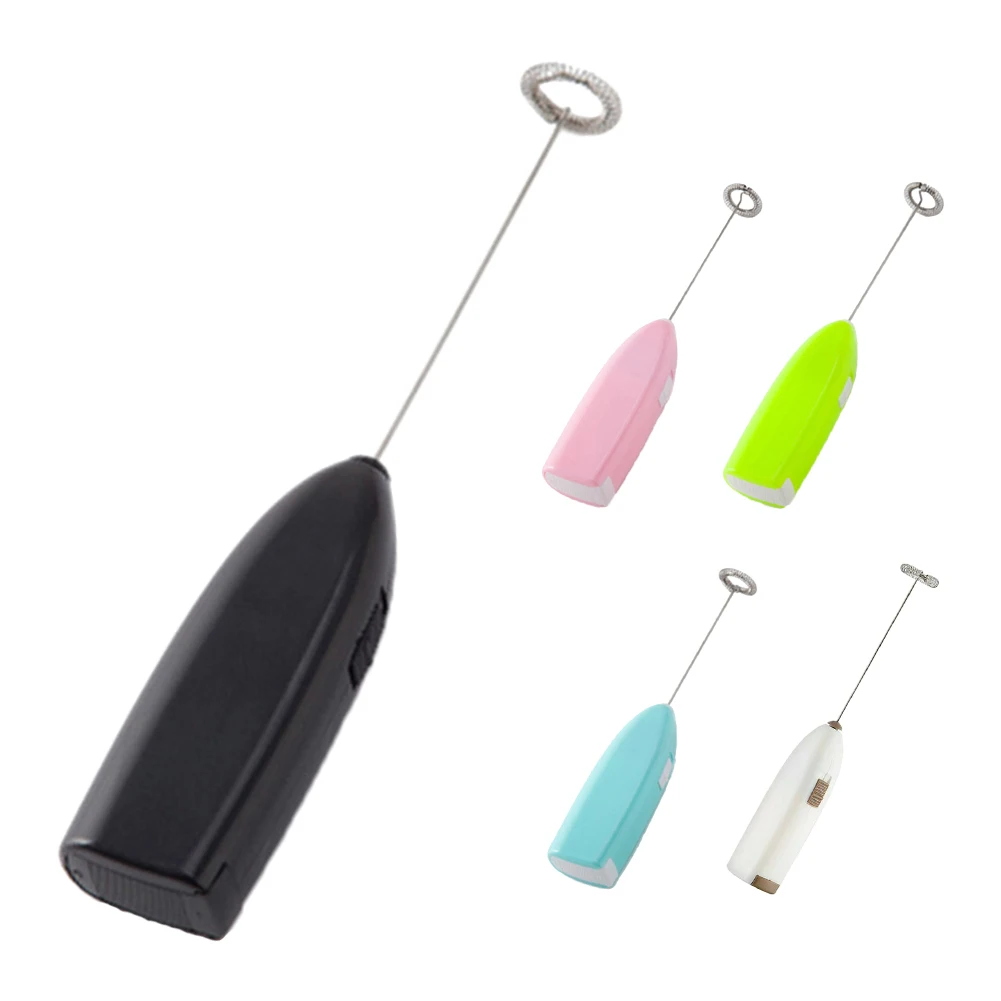 Mini Coffee Mixer Stainless Steel Electric Milk Frother Blender Handheld Milk Foam Maker Portable Convenient for Kitchen Gadgets