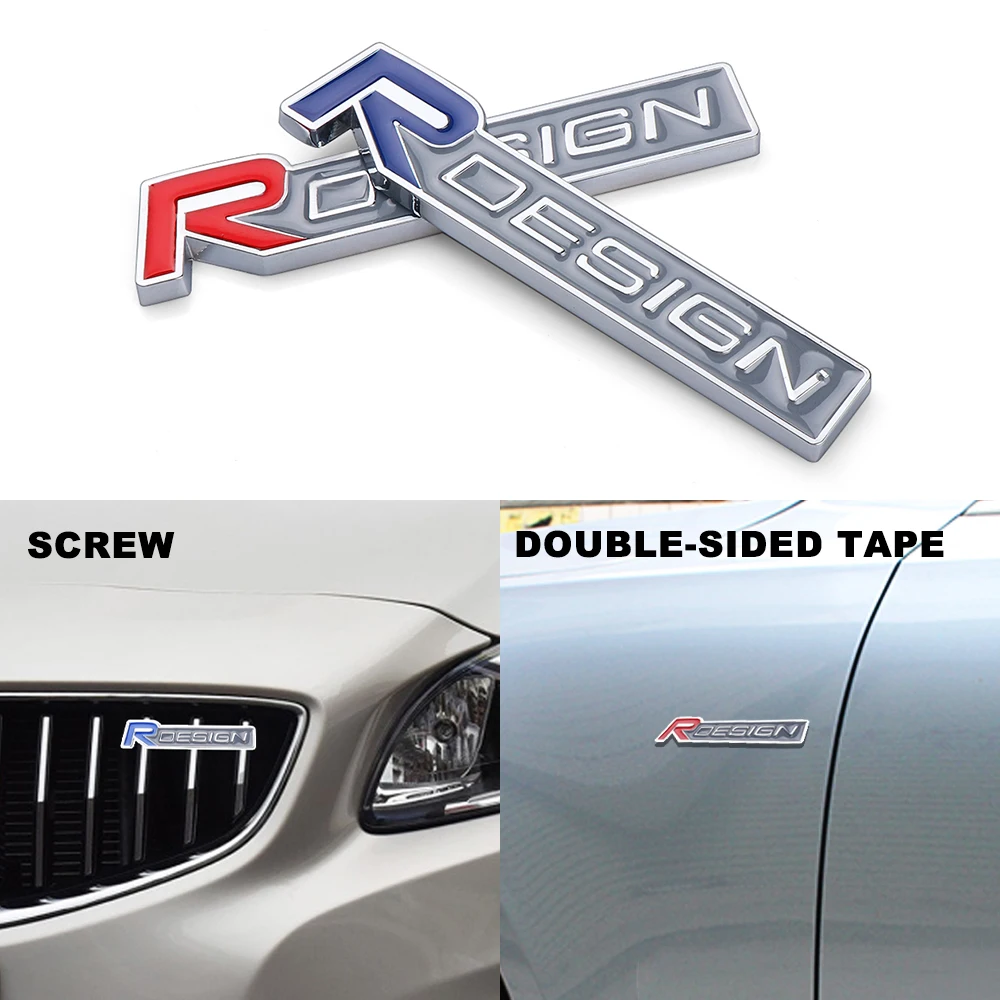 3Dクロームメッキフロントグリルエンブレム（ボルボ2ドアクーペ用