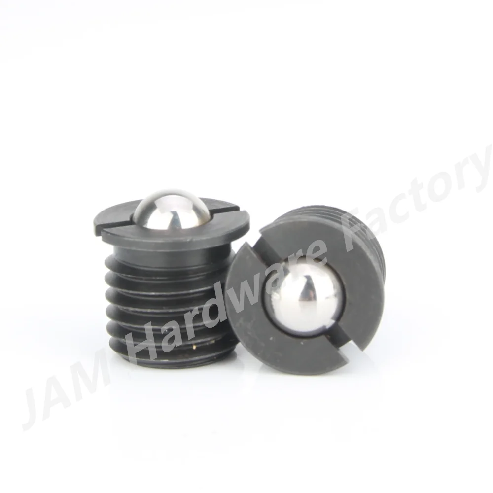 MJ413 M5/6/8/10/12/16 1pcs Index Bolt For Locating Carbon/Stainless Steel Spring Indexing Plunger Thread Flanged Ball Plungers