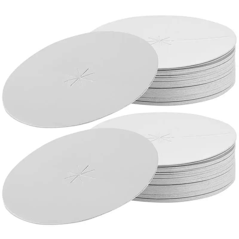 45Pcs Drip Protectors For Candle Devotional Candles Holder Discs Church