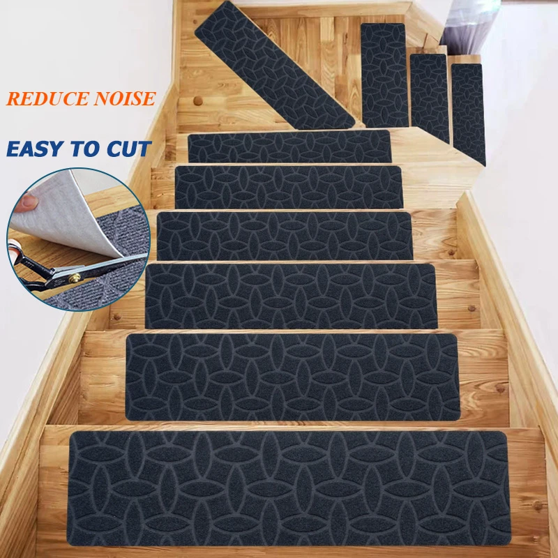 Soft Stair Stepping Mat Non Slip Water Absorption Carpet