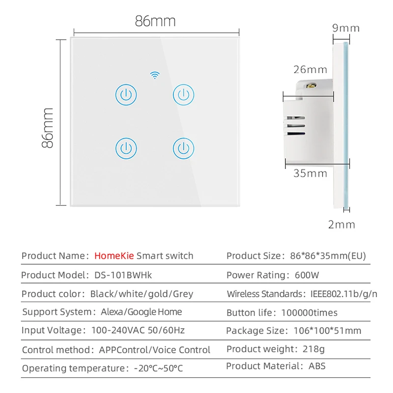 GERMA Apple Homekit, WiFi, стандарт ЕС, умный выключатель, нейтральный, необходимый, умный Домашний Светильник, переключатели, 1/2/3 банды, 1 способ управления голосом Siri