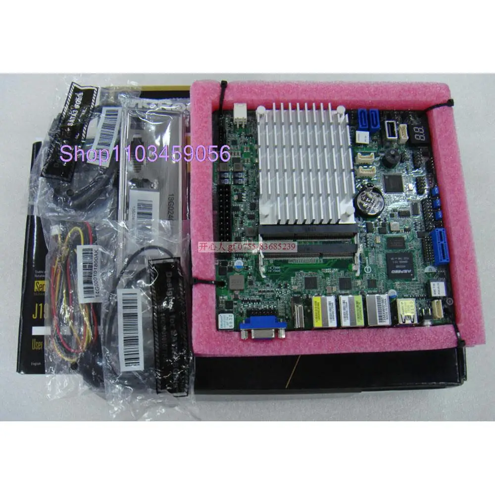 ASRock 랙용 DDR3 SO-DIMM MINI-ITX 지지대 J1900 서버 마더보드, J1900D2Y