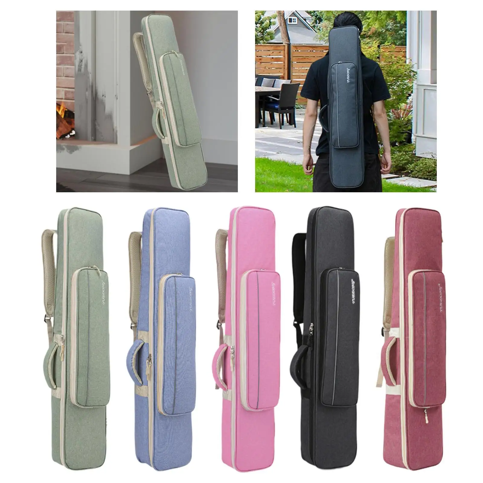 Erhu Bag Erhu Carrying Case Gig Bag Pocket for Chinese Violin Musical Instrument Show