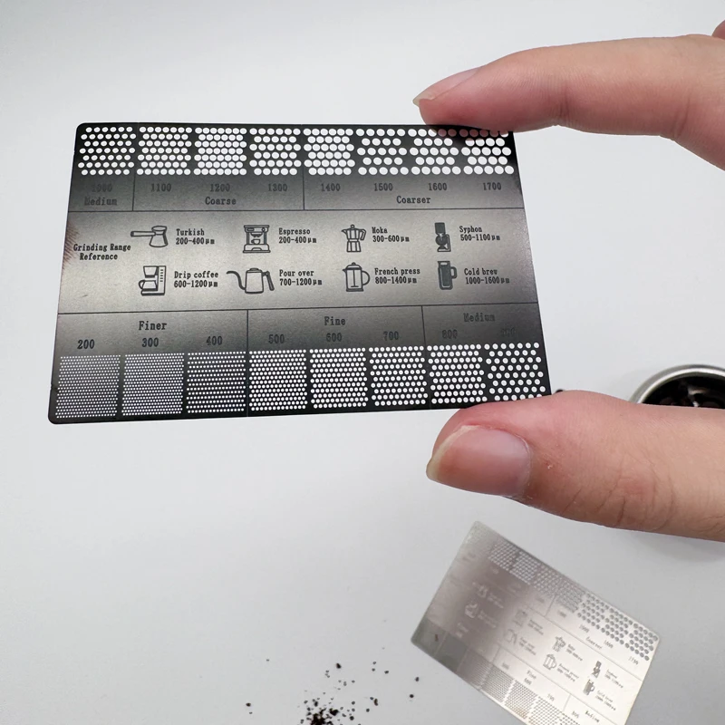 بطاقة معايرة طحن القهوة الاحترافية - أداة أساسية ل...
