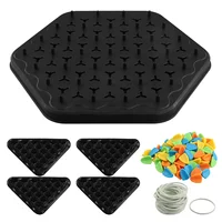 Chain Triangle Chess Game Triggle Rubber Band Game Educational Interactive Game Battle Set for Family Party Gifts 2