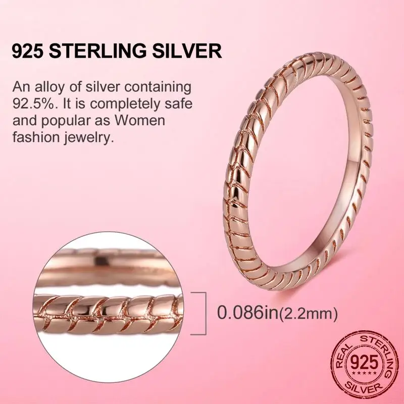 Silver Heart Ring Silver Rings Silver Ring Wedding Rings 925 Sterling Silver Triple Stackable Heart Zircon Finger Ring for Women Engagement Bride Gift Fine Jewelry