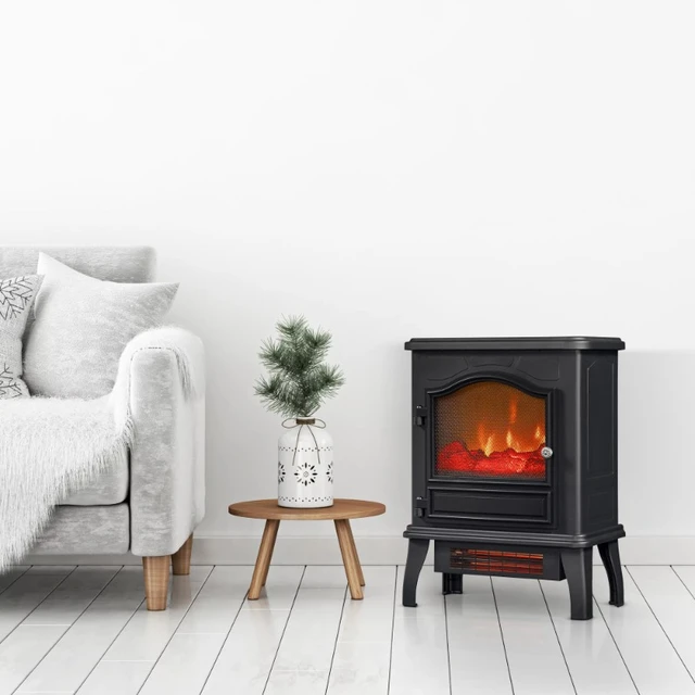 Electric Stoves ChimneyFree Powerheat Infrared Quartz Electric Stove Heater,  1500W, Black - AliExpress