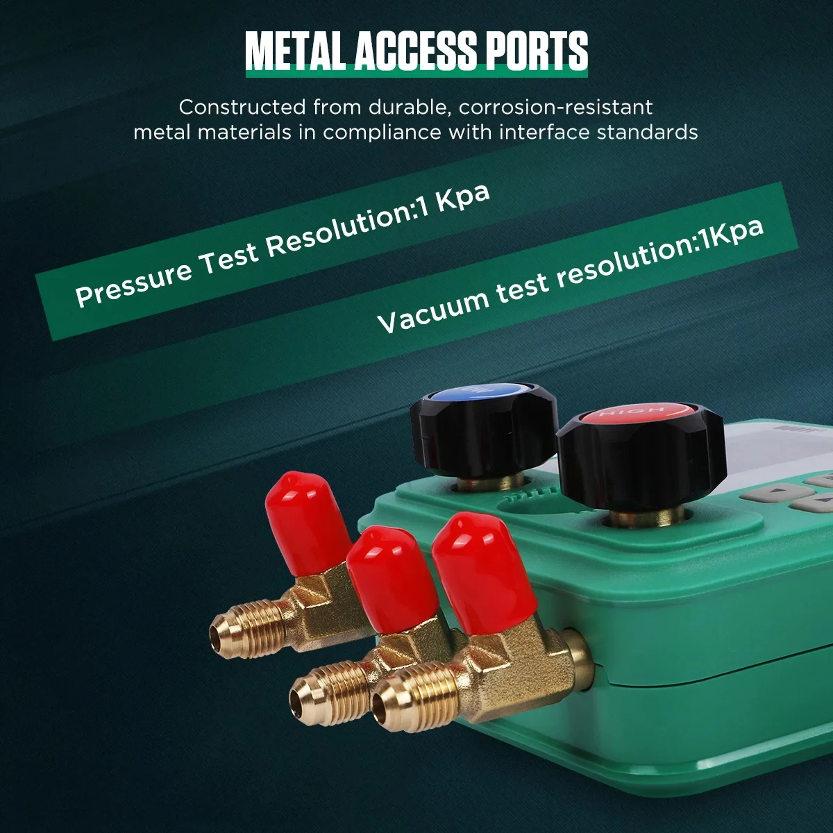 Vacuum Pressure Gauge Digital Manifold Gauge Electronic Air Conditioning Refrige