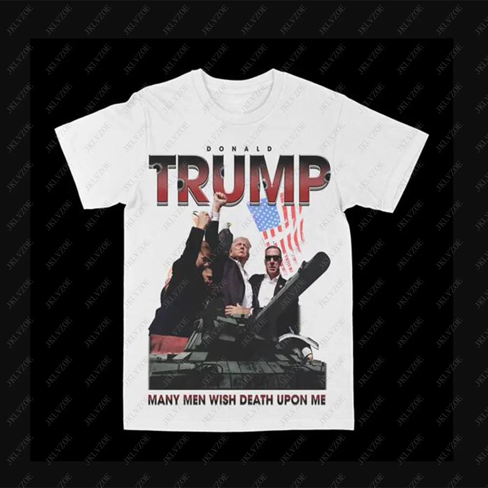 Officer Rambo Tatum Trump Ll Be Back Trump Tee Shirt Presidential Election T Shirt Donald Men Tee Cotton Top Clothes