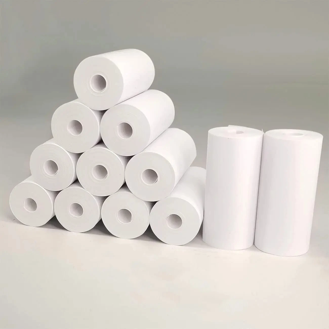 Coreless Thermal Print Paper for Kids' Instant Cameras - 12 Rolls, 57mm