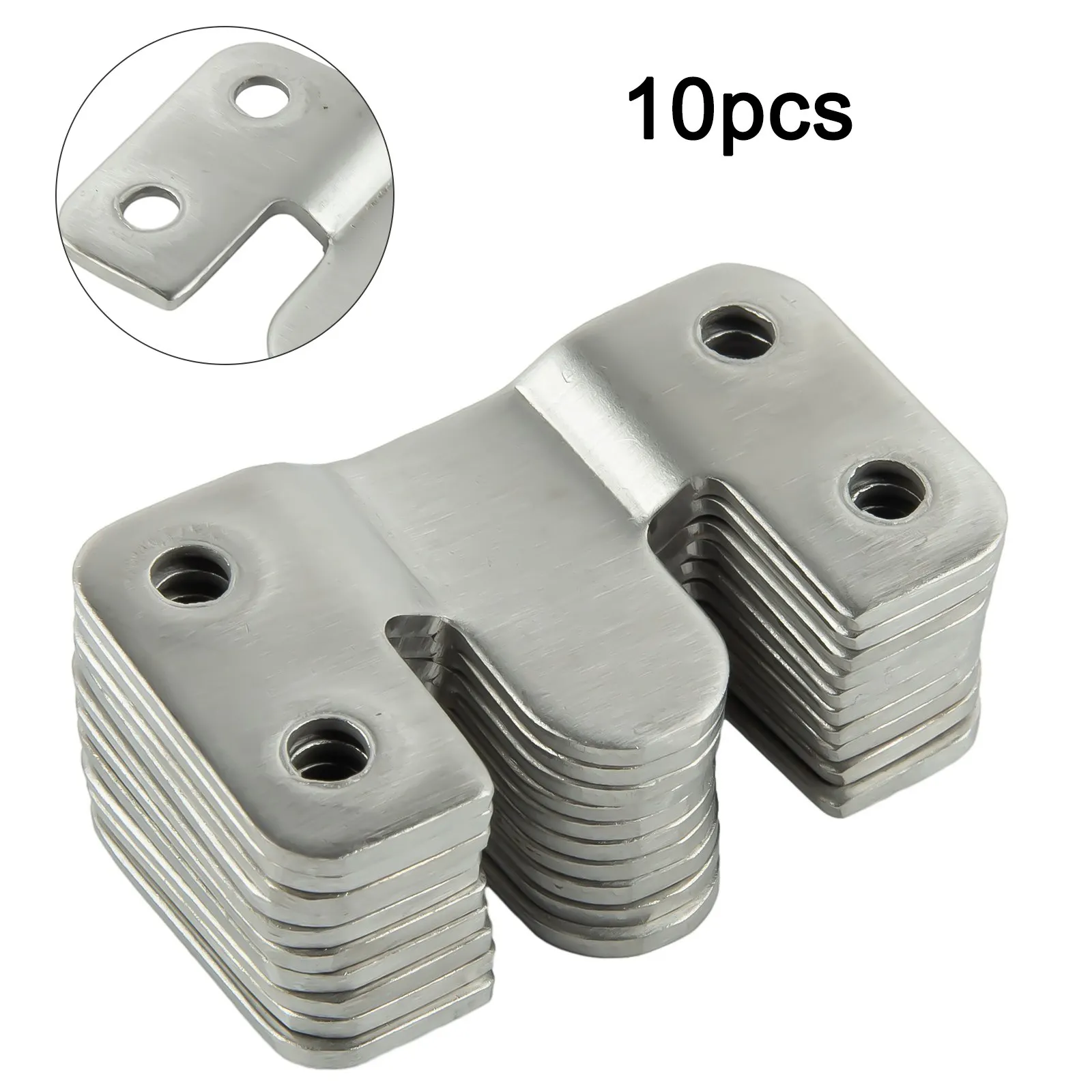 

10pcs Interlock Hanging Buckle Flush Mount Bracket Furniture Connector Wall Picture Frame Hanger Display Photo Frame Hooks