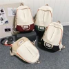 2023 New Women'S Backpack Large Capacity Unisex Contrast Color Women Backpack Female Large Capacity Female School Backpacks Sac 5