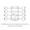 Houesehold Foldable Multi-layer Underwear Hanger Camisole Bras Tank Tops Hanger Multifunctional Storage Space Saving Organizers 3