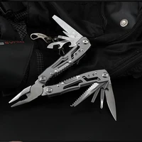 Feriales 15-in-1 Camping Multitool – Hochleistungs-Edelstahl – Tragbares Klappmesser, Zange & Überlebenswerkzeug für Outdoor, Wandern & Notfälle 1
