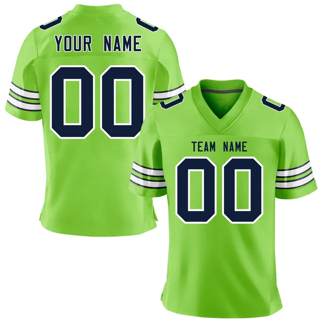 Custom American Football Jerseys Personalized Mesh T Shirts Sublimated Printed Your Team Name Number Rugby Team Jersey Men/Youth GR-XD25-09