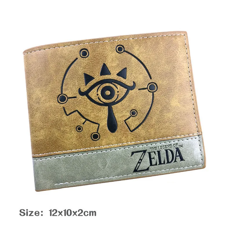 2023 New Unisex Pu Leather Wallets Games Zeldas Figures LOGO Short Wallet for Men Bank ID Card Holder Coin Purse Cosplay Gift 3