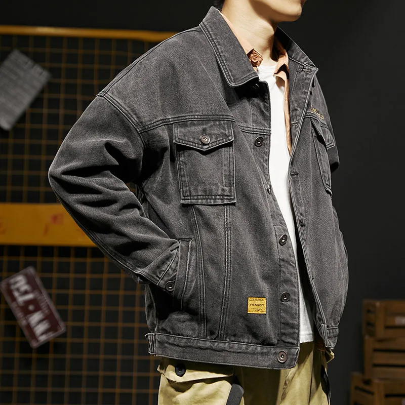 

2024 Denim Coat Men's Autumn and Winter New Fashion Brand Top