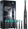 Electric Toothbrush for Adults with 8 Brush Heads, Sonic Electric Toothbrush with 40000 VPM Deep Clean 5 Modes, Rechargeable 1