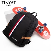 TINYAT School Backpack Men's Women's Waterproof Back to School Travel Bag with Shoe Storage Foldable Stain-resistant for Student 2