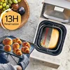 Recolte Automatic Bread Maker 430W 12 Programmable Programs Toast Bread Machine 3 Baking Color Dough Stirring Fermenting Machine 5