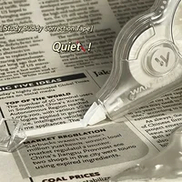6Pcs Clear Case Correction Tape – 72m Total, See the Remaining Tape at a Glance, Smooth Cover for Students Teachers 4