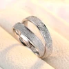 Daifuni 100% Real 925 Sterling Silver Ring Frosted Finger Rings For Woman Men Wedding Band Top Quality Allergy Free Jewelry 4