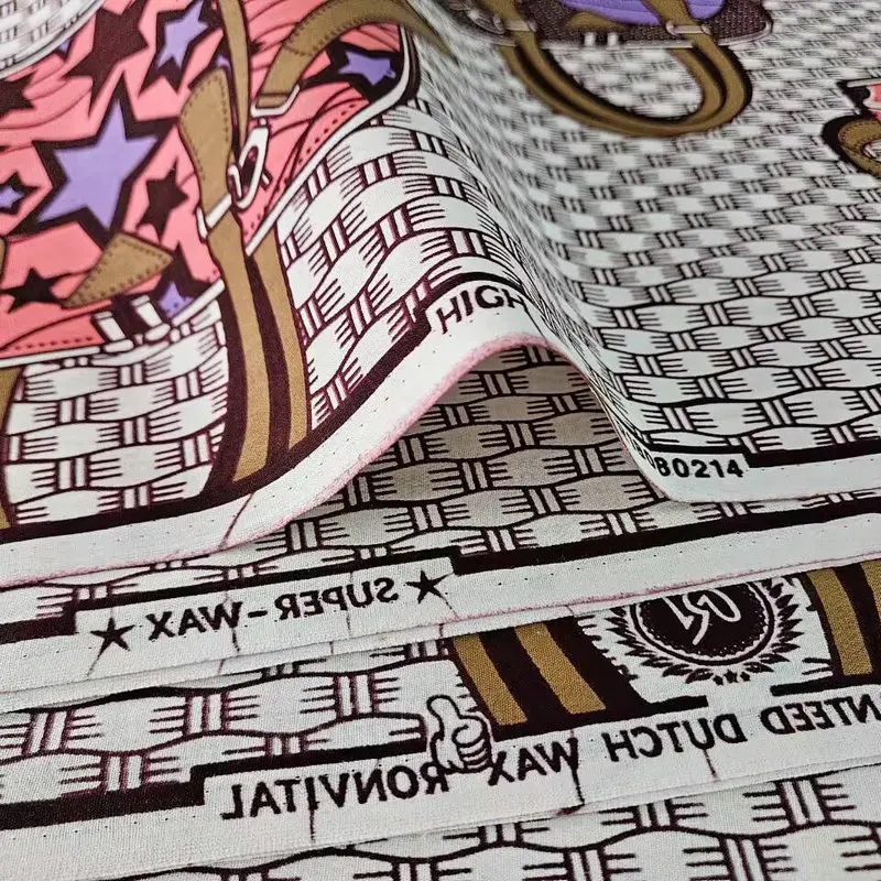 Ankara wax fabric cotton textile 100% african wax fabric clothing fabric