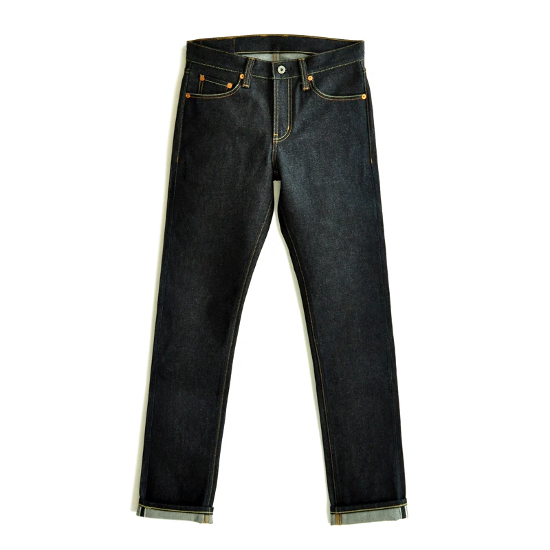 Saucezhan 310XX-18OZ  Jeans for Men Selvedge Denim Jeans Slim Fit Autumn and Winter Jeans Pants Zipper Fly Heavyweight 2
