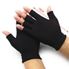 Women Men Cotton Thin Touch Screen Riding Outdoor Summer Autumn Winter Fingerless Half-finger UV Protection Sunscreen Gloves 1