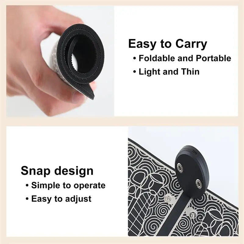 Rechargeable Electric Foot Massage Mat for Relaxation