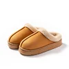 Fashion Women Fluffy Slippers for Autumn and Winter Indoor EVA Thick Sole Anti-Slip and Warm Unisex Slippers for Winter 2