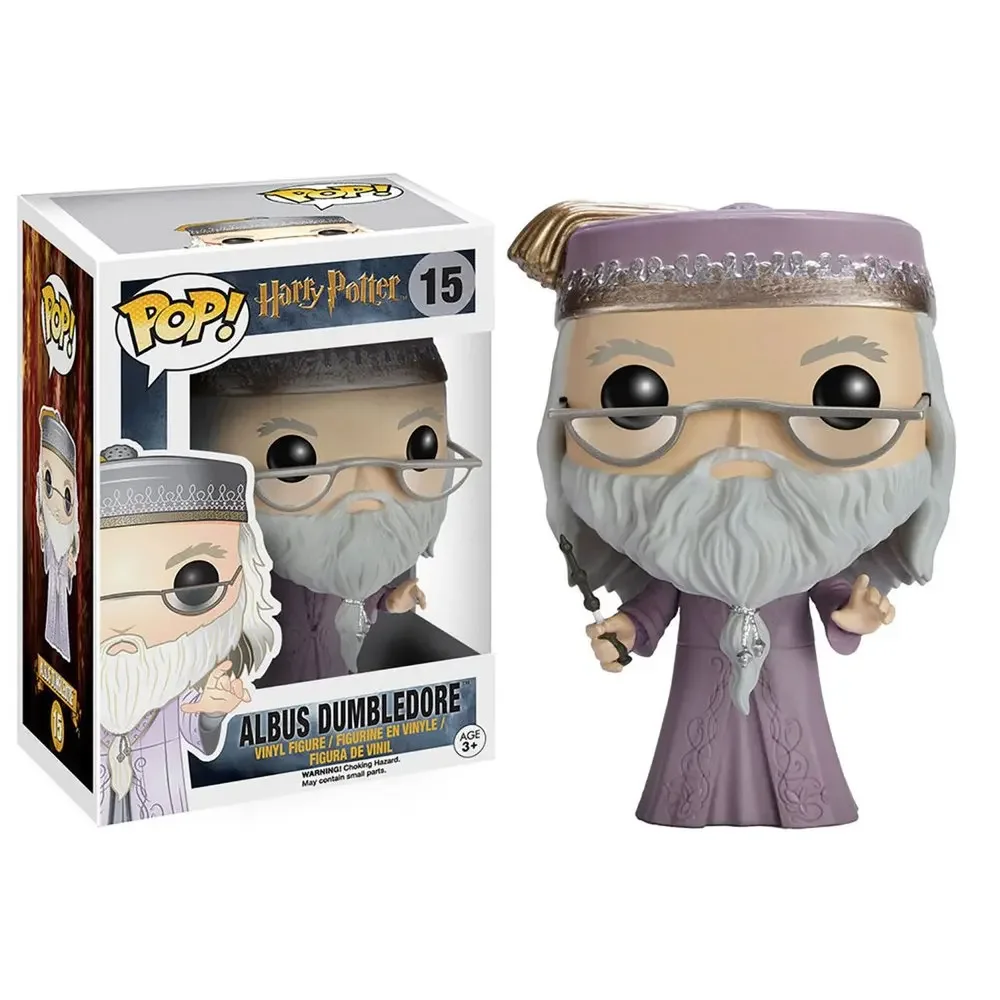 Funko Pop Harri Ron Hermione Malfoy Luna Dumbledore Snape Fawkes Patronus Potter Fleur Delacour Lucius Malfoy Hedwig Model Toys